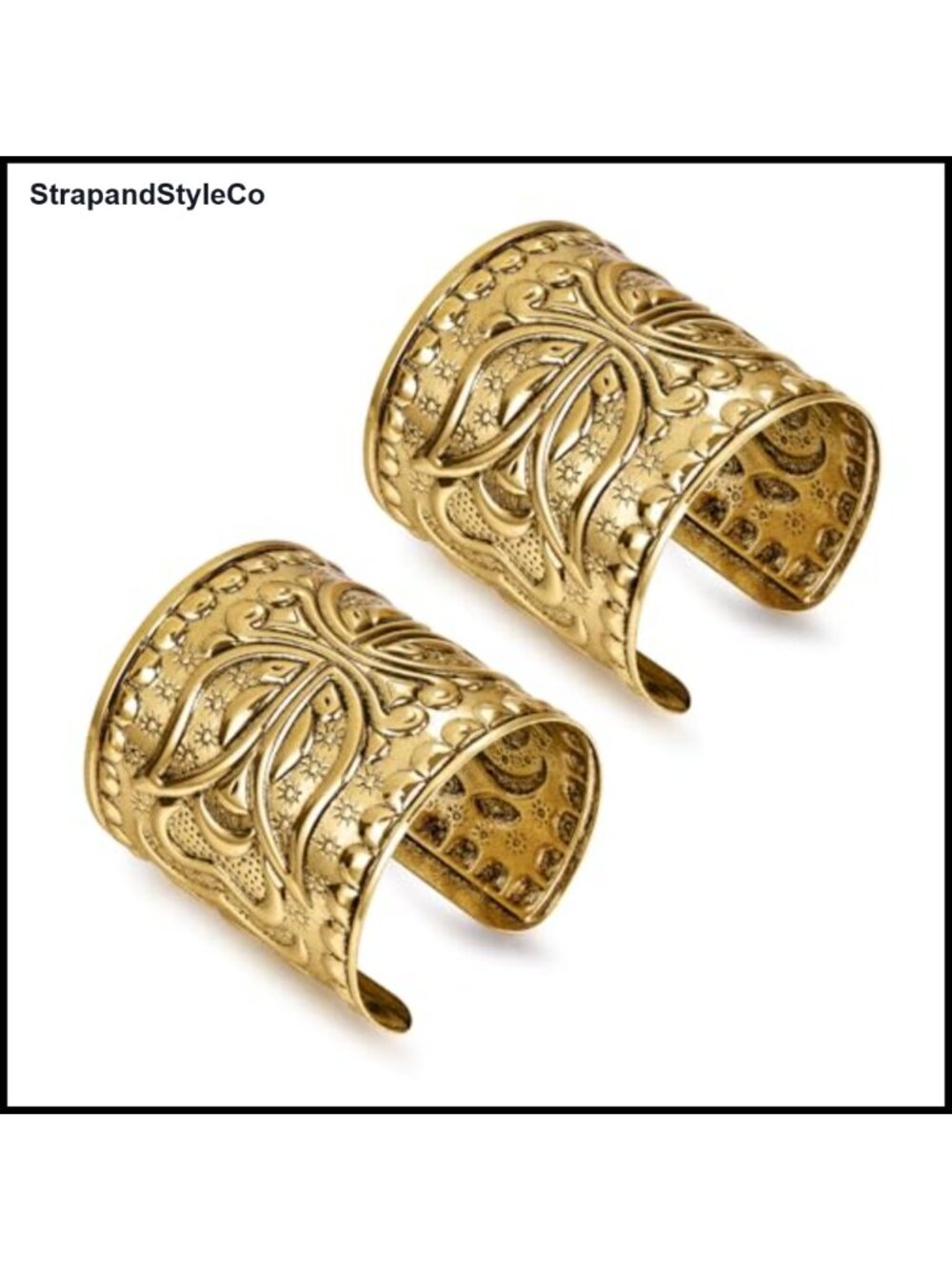 Chunky Cuff Bracelets Vintage Carved Open Design Belly Dance Cosplay Costume
